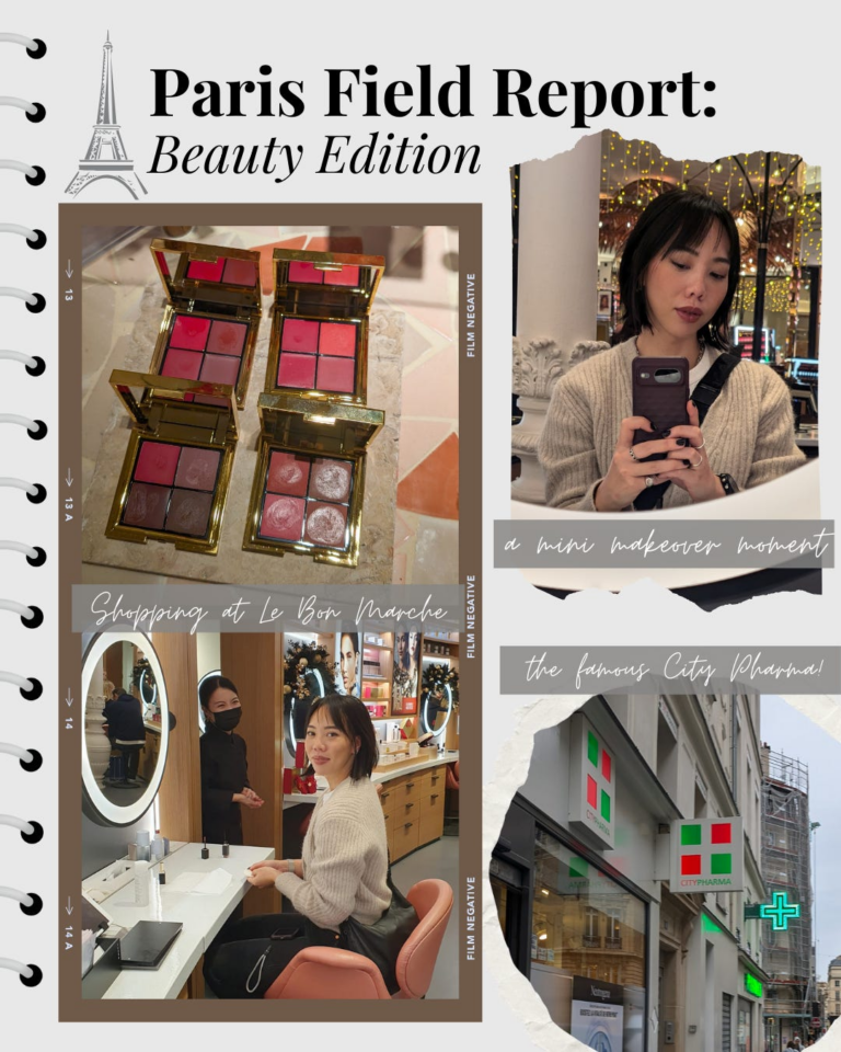 The Paris beauty field report